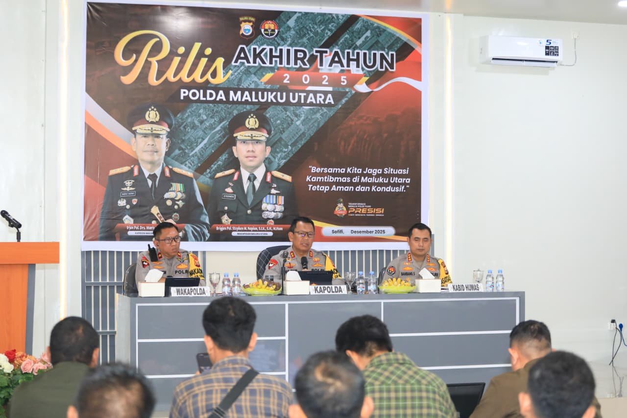 Polda Malut Beberkan Evaluasi 2025, SDM dan Pelayanan Jadi Prioritas