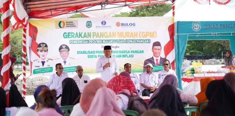 Gerakan Pangan Murah di Sofifi Diserbu Warga, Pemprov Malut Tekan Lonjakan Harga Jelang Nataru