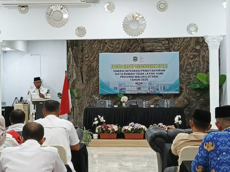 Data RTLH Dibenahi, Pemprov Malut Kejar Akurasi Bantuan Perumahan 2026