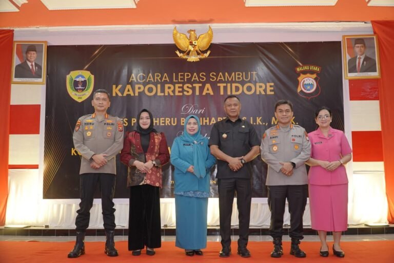Wali Kota Hadiri Lepas Sambut Kapolresta Tidore