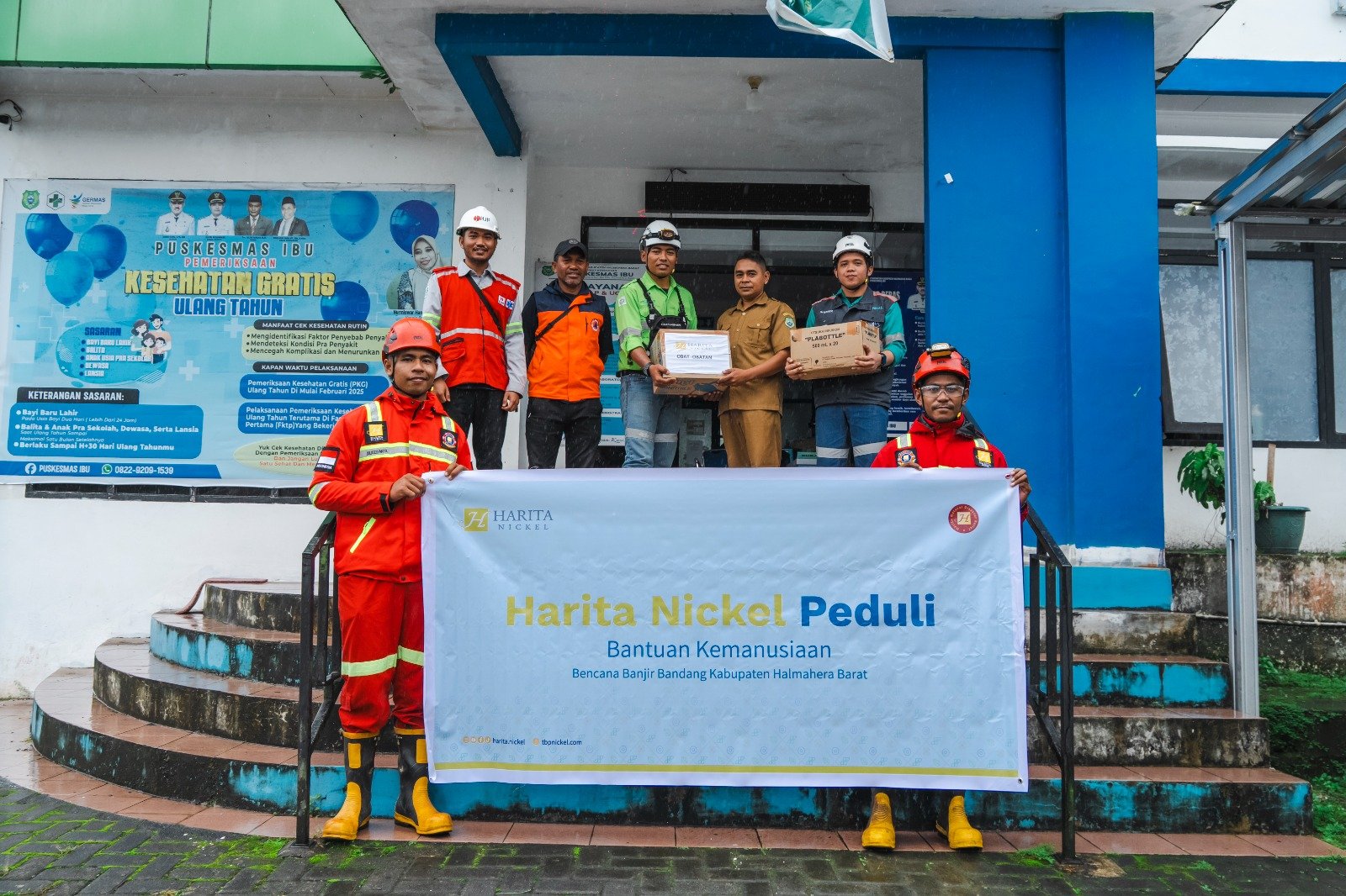Harita Nickel Bergerak Cepat, Salurkan Bantuan dan Tim Medis untuk Korban Banjir Halmahera Barat