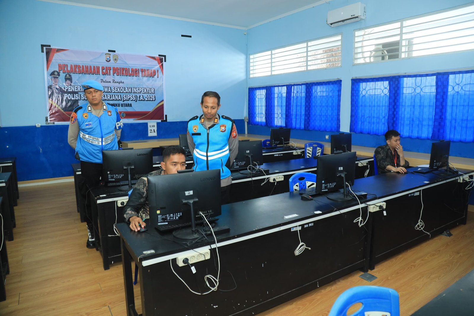 Dua Peserta Ikuti Tahapan CAT Psikologi SIPSS 2026 di Polda Maluku Utara