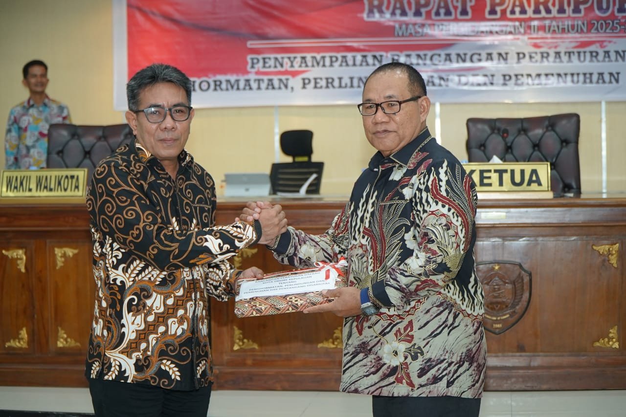 Pemda Secara Resmi Menyampaikan Ranperda Terkait Hak Disabilitas Dalam Rapat Paripurna DPRD