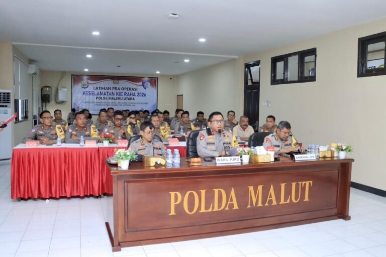 Tekan Angka Kecelakaan, Polda Malut Siapkan Operasi Keselamatan Kie Raha 2026