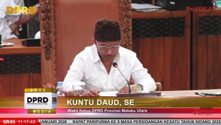 DPRD Maluku Utara Buka Babak Baru Sidang, 14 Ranperda Jadi Taruhan Kinerja 2026
