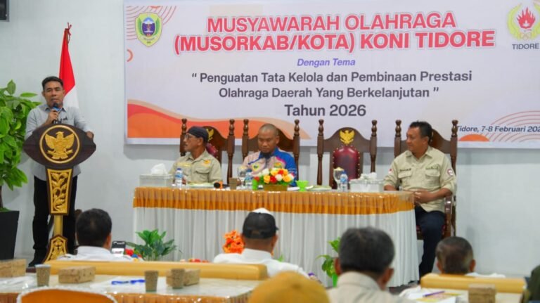 Resmi Nahkodai KONI Kota Tidore Kepulauan, Ahmad Laiman Siap Datangkan Prestasi