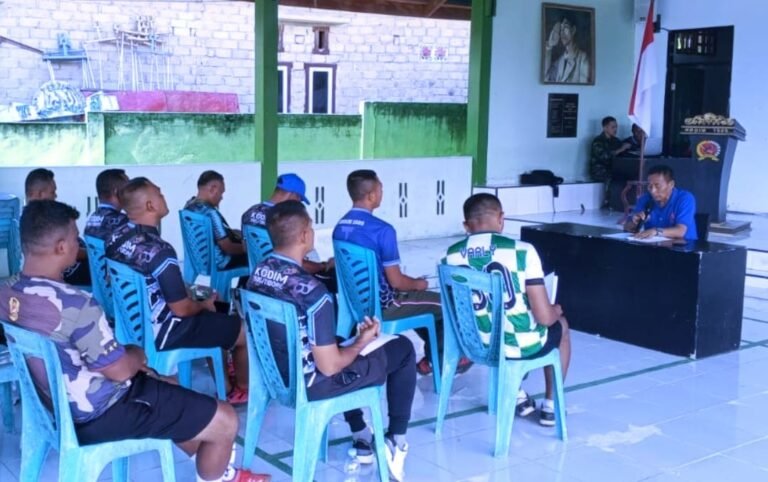Gelar Tournament Kodim Cup I, Panitia Rakor Kesiapan