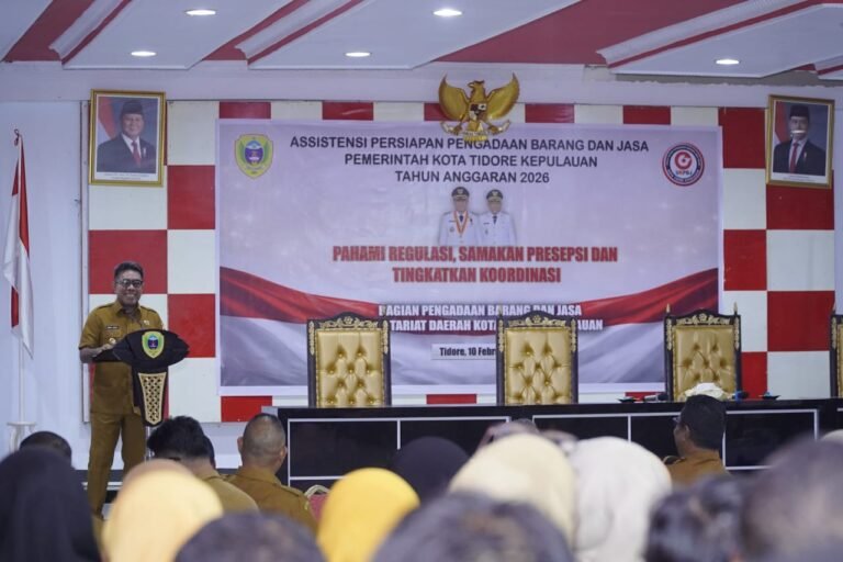 Pemkot Tidore Kepulauan Gelar Asistensi Pengadaan Barang dan Jasa Tahun Anggaran 2026