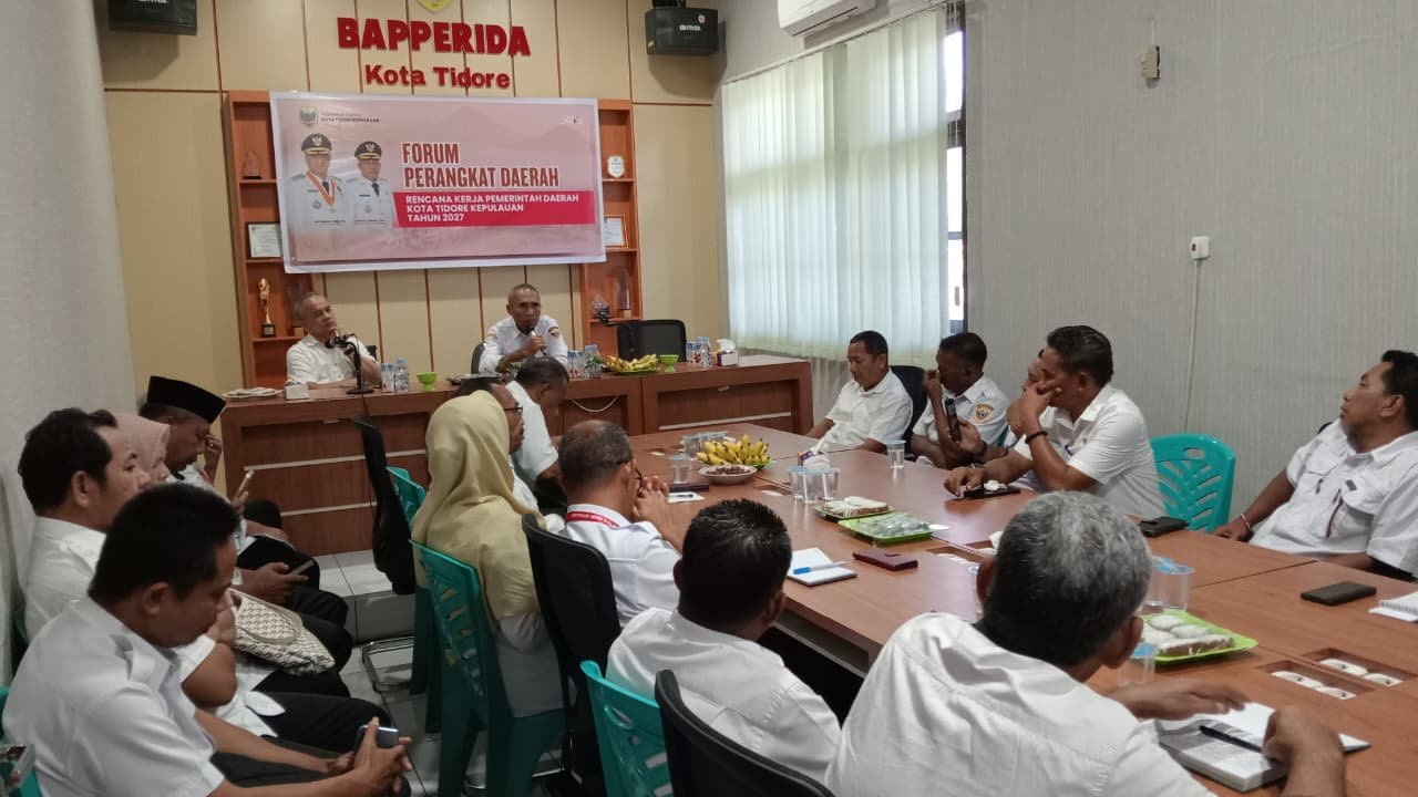 Pemkot Tidore Kepulauan Mulai Menyusun RKPD Tahun 2027
