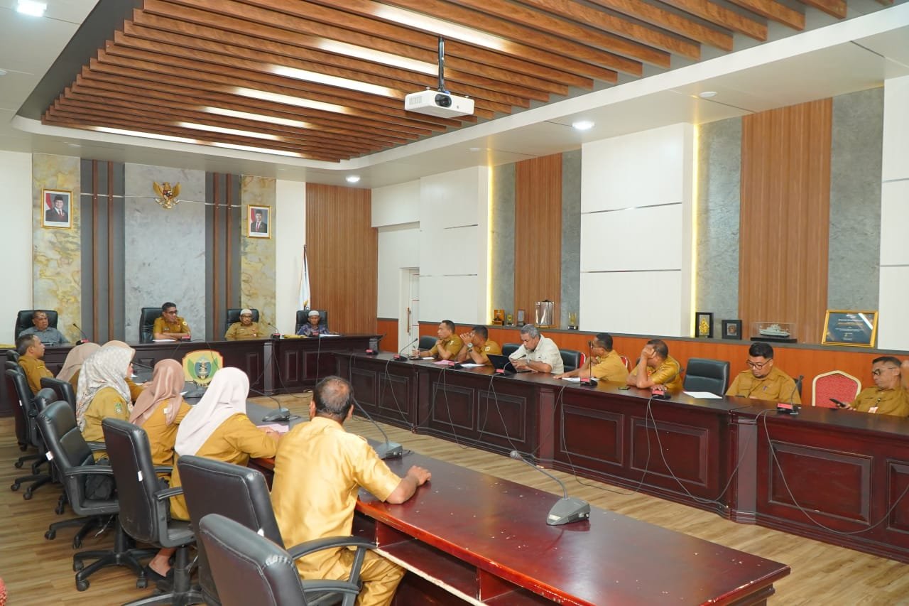 Ahmad Laiman Pimpin Rapat Sinkronisasi Program Kerja Persiapan Porprov 2026