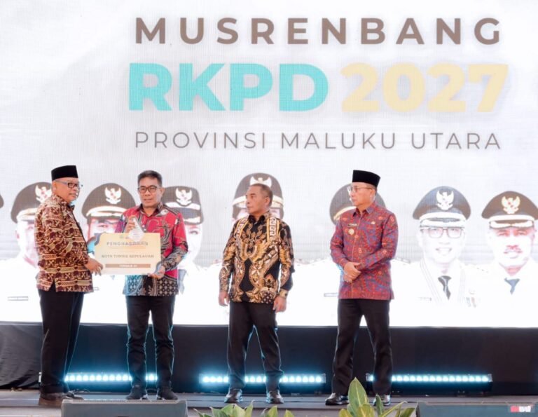 Terbaik Dalam Penanganan Stunting, Kota Tidore Kepulauan Raih Penghargaan Aksi Konvergensi Penurunan Stunting 2025