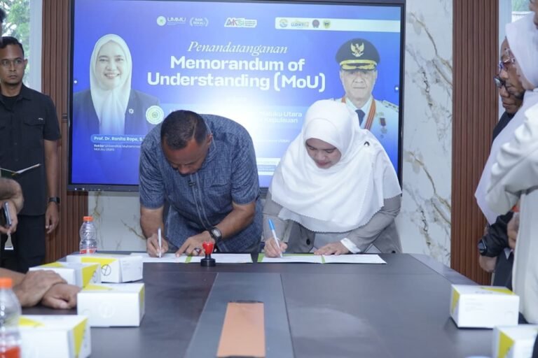Pemkot Tidore dan UMMU Resmi Teken MoU untuk Pembangunan Fakultas Kedokteran Gigi dan Mulut