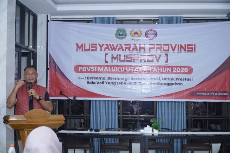 Muhammad Sinen Kembali Pimpin PBVSI Maluku Utara