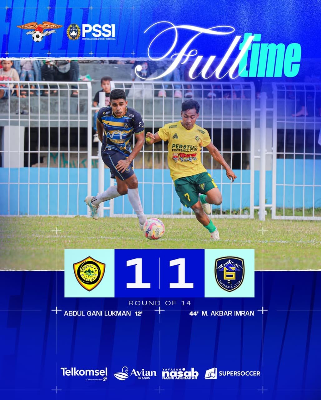 FRFC dan Perstug Berbagi Poin di lanjutan GOT 2026