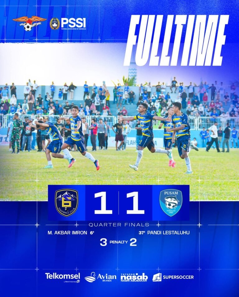 Singkirkan Pusam Lewat Drama Adu Pinalti, FRFC Melaju ke Semi Final