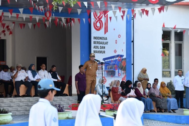 Wawali Jadi Inspektur Upacara dalam Pembukaan MPLS SNT 5 Kota Tidore Kepulauan
