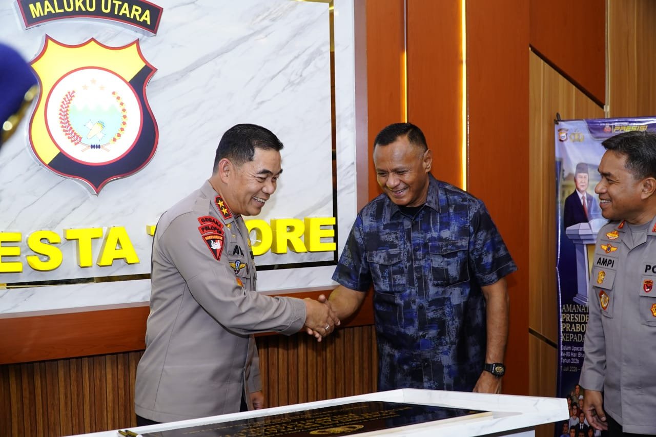 Wali Kota Tidore Kepulauan Sambut Kunker Kapolda Malut