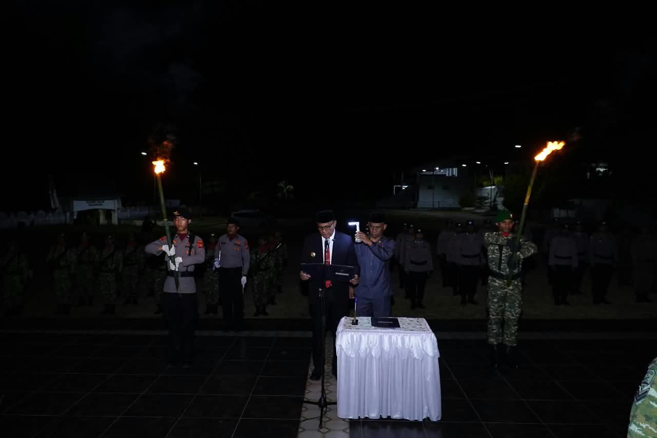 Pemkot Tidore Gelar Apel Kehormatan dan Renungan Suci di Makam Pahlawan Nasional Sultan Zainal Abidin Syah