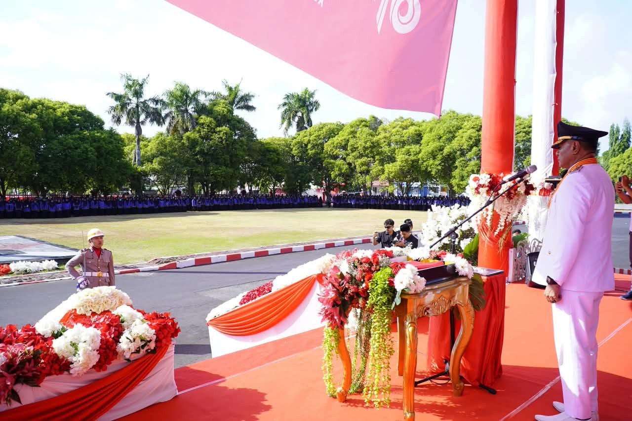 Walikota Tidore Pimpin Upacara HUT ke 81 Kemerdekaan RI Tahun 2026