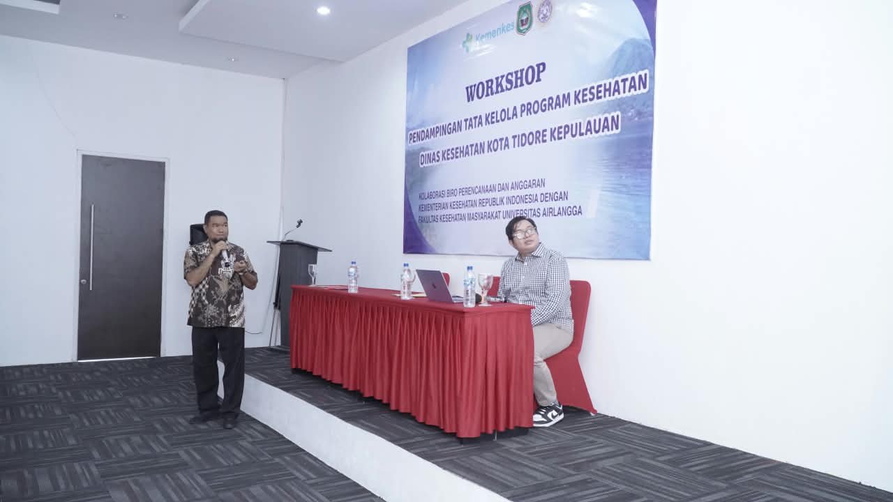 Dinkes Kota Tidore Kepulauan Bersama FKM UNAIR Laksanakan Workshop Tata Kelola Program Kesehatan