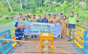 Perkuat Konektivitas Antardesa, Harita Nickel dan Warga Bangun Empat Jembatan di Pulau Obi